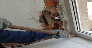 Демонтаж оконных откосов по выгодной цене от 517 руб. в Крымске - Сварной-Крм